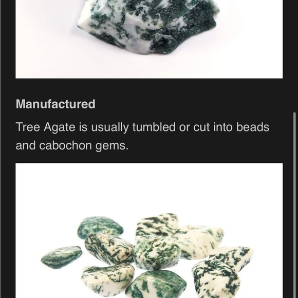 Mini Protection Amulet. Hand Carved, Cut, and Polished from Tree Moss Agate. - Picture 11 of 17